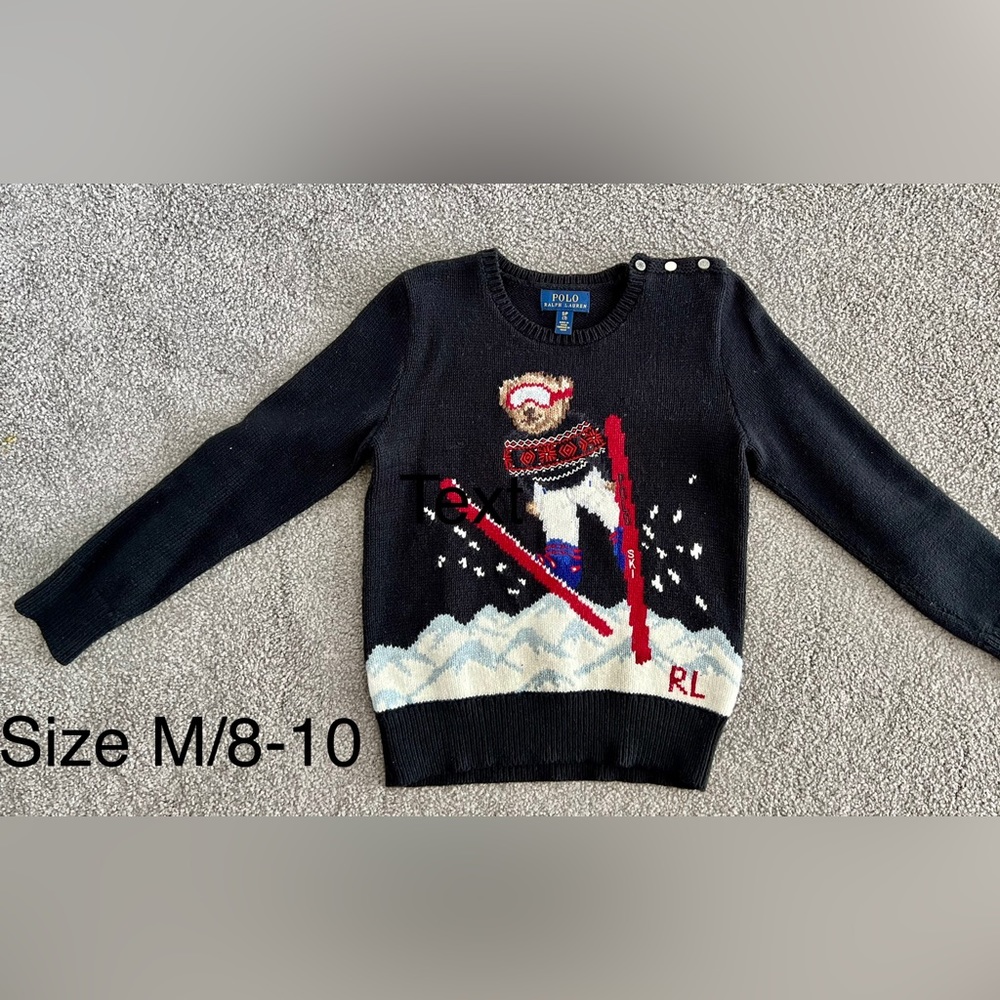 POLO Ski Bear Knit Sweater